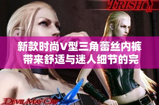 新款时尚V型三角蕾丝内裤 带来舒适与迷人细节的完美结合