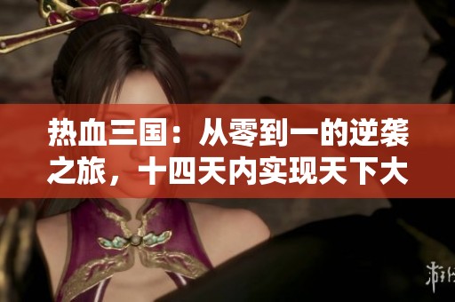 热血三国：从零到一的逆袭之旅，十四天内实现天下大统的梦想