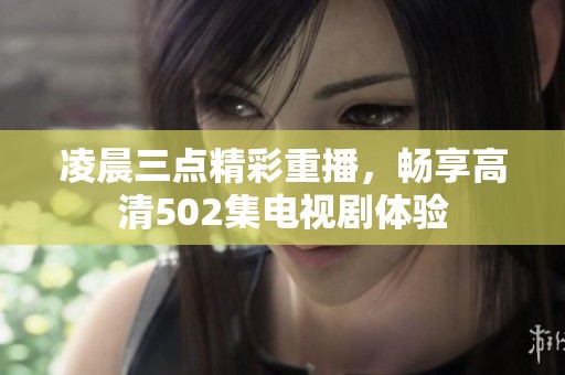 凌晨三点精彩重播，畅享高清502集电视剧体验