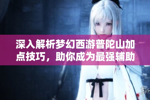 深入解析梦幻西游普陀山加点技巧，助你成为最强辅助玩家