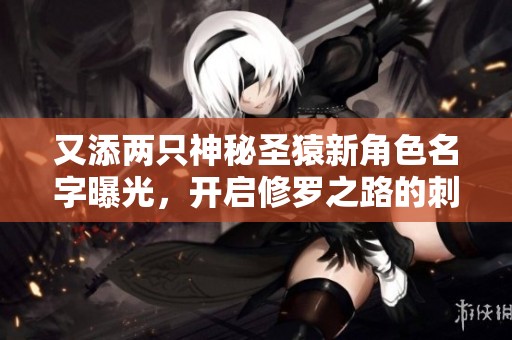 又添两只神秘圣猿新角色名字曝光，开启修罗之路的刺激冒险