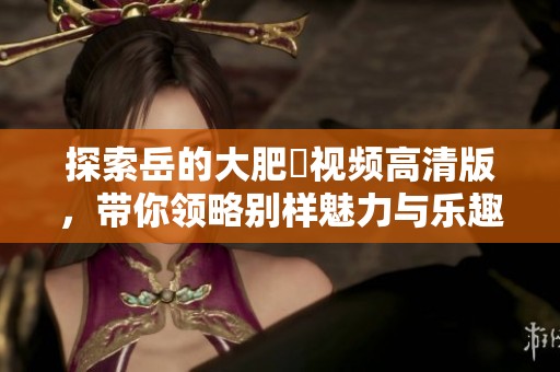 探索岳的大肥坹视频高清版，带你领略别样魅力与乐趣