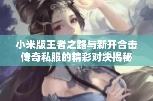 小米版王者之路与新开合击传奇私服的精彩对决揭秘