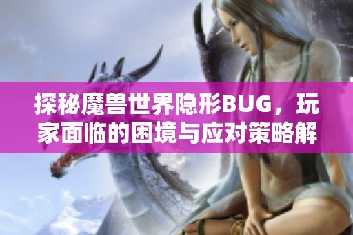 探秘魔兽世界隐形BUG，玩家面临的困境与应对策略解析