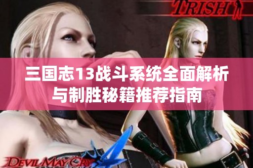 三国志13战斗系统全面解析与制胜秘籍推荐指南