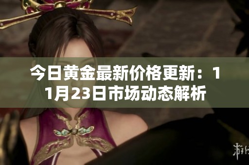 今日黄金最新价格更新：11月23日市场动态解析