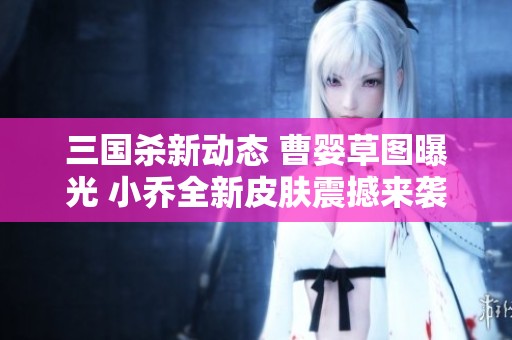 三国杀新动态 曹婴草图曝光 小乔全新皮肤震撼来袭