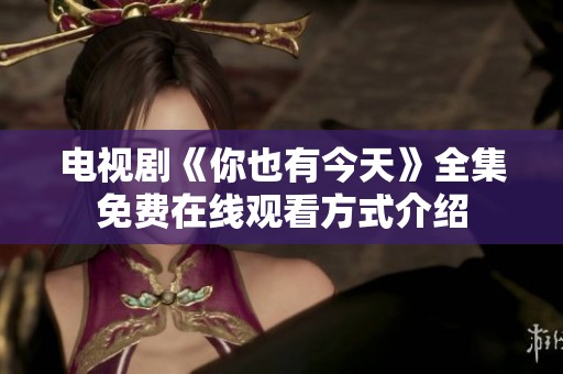 电视剧《你也有今天》全集免费在线观看方式介绍