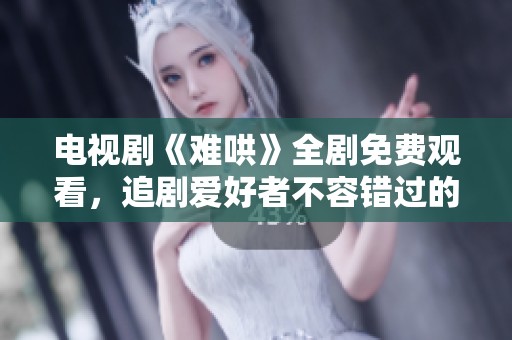电视剧《难哄》全剧免费观看，追剧爱好者不容错过的精彩内容解析