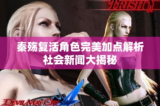 秦殇复活角色完美加点解析社会新闻大揭秘