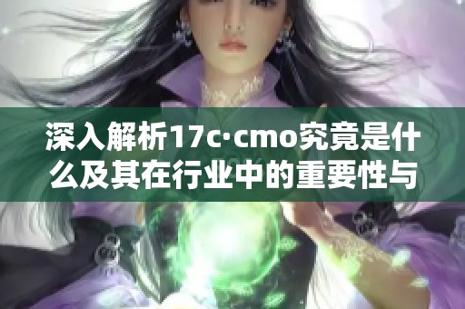 深入解析17c·cmo究竟是什么及其在行业中的重要性与应用价值