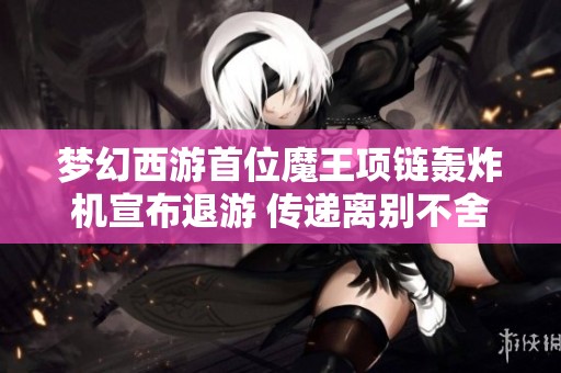 梦幻西游首位魔王项链轰炸机宣布退游 传递离别不舍之情