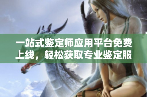 一站式鉴定师应用平台免费上线，轻松获取专业鉴定服务入口