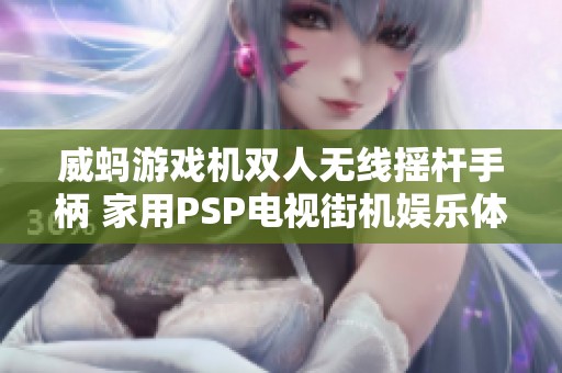 威蚂游戏机双人无线摇杆手柄 家用PSP电视街机娱乐体验