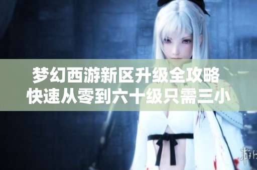 梦幻西游新区升级全攻略 快速从零到六十级只需三小时