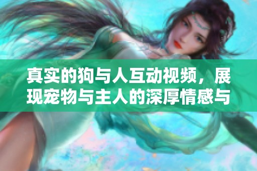 真实的狗与人互动视频，展现宠物与主人的深厚情感与趣味生活
