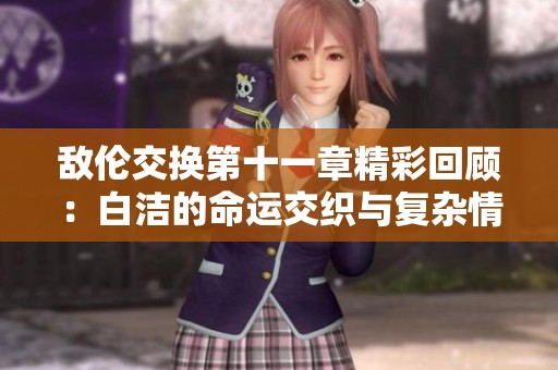 敌伦交换第十一章精彩回顾：白洁的命运交织与复杂情感的纠葛