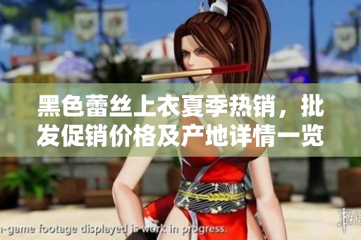 黑色蕾丝上衣夏季热销，批发促销价格及产地详情一览