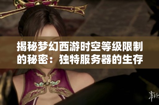 揭秘梦幻西游时空等级限制的秘密：独特服务器的生存之道与策略分析