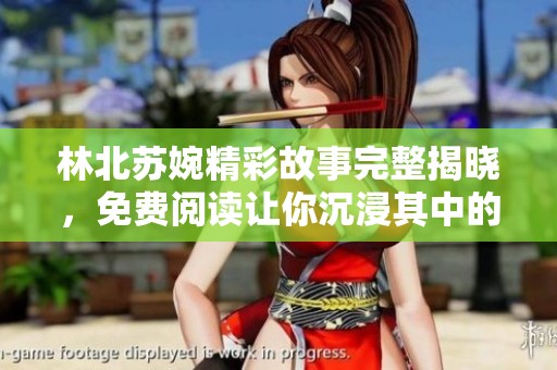 林北苏婉精彩故事完整揭晓，免费阅读让你沉浸其中的情感之旅