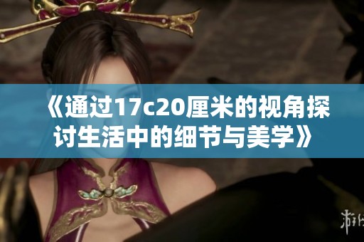 《通过17c20厘米的视角探讨生活中的细节与美学》