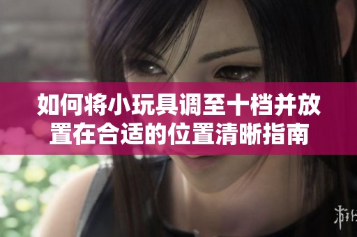 如何将小玩具调至十档并放置在合适的位置清晰指南