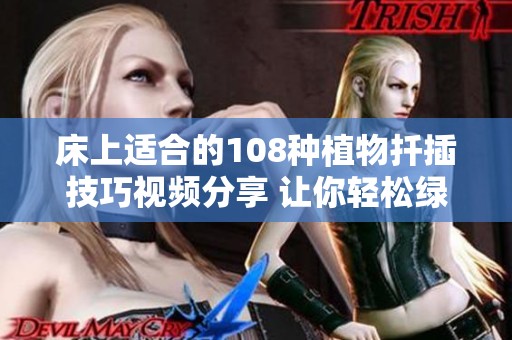 床上适合的108种植物扦插技巧视频分享 让你轻松绿化家居环境