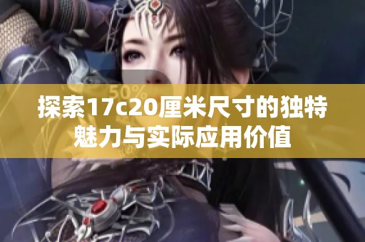 探索17c20厘米尺寸的独特魅力与实际应用价值