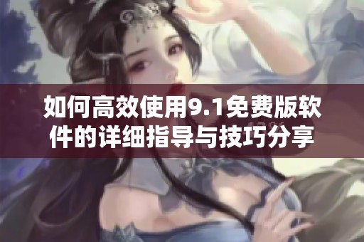 如何高效使用9.1免费版软件的详细指导与技巧分享