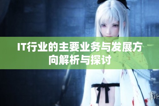 IT行业的主要业务与发展方向解析与探讨