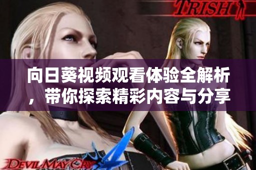 向日葵视频观看体验全解析，带你探索精彩内容与分享乐趣