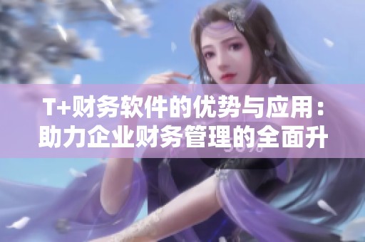 T+财务软件的优势与应用：助力企业财务管理的全面升级