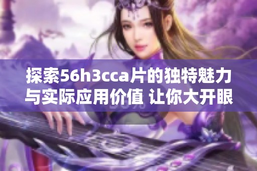 探索56h3cca片的独特魅力与实际应用价值 让你大开眼界