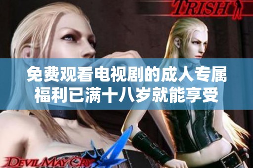 免费观看电视剧的成人专属福利已满十八岁就能享受
