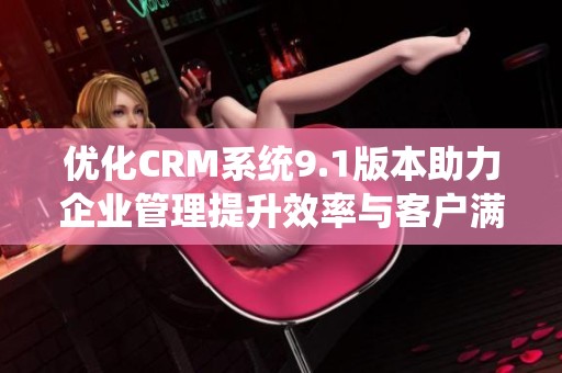 优化CRM系统9.1版本助力企业管理提升效率与客户满意度